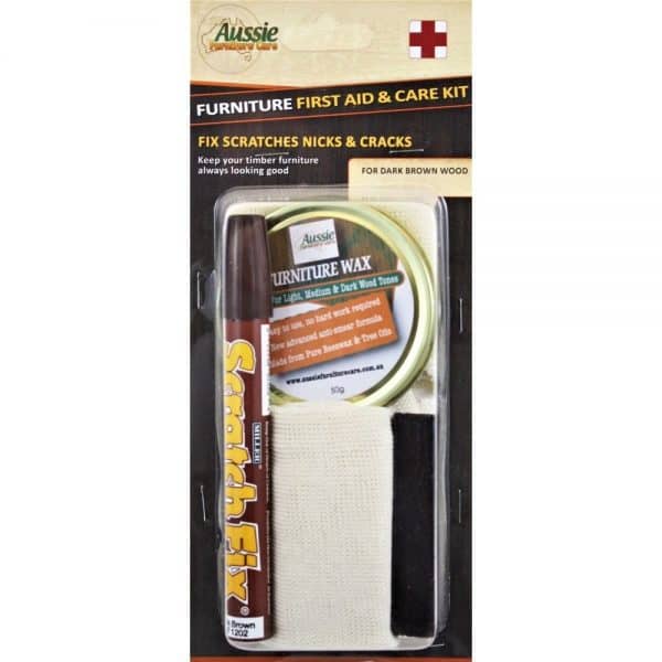 Timber Furniture First Aid & Care Kit Dark Brown 1A
