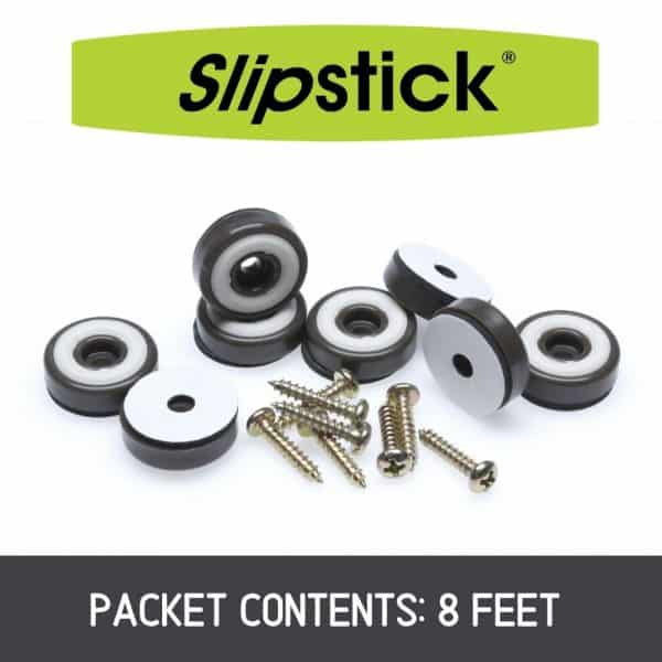 Slipstick CB255o Slipstick Floor Protector 25mm Round Chocolate Colour Image 3