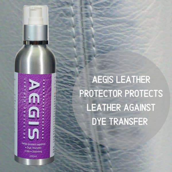 Aegis Leather Protector Helps To Prevent Dye Transfer on Leather