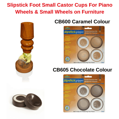 Cb600 605 Slipstick Foot Floor Protectors Small Castor Cups