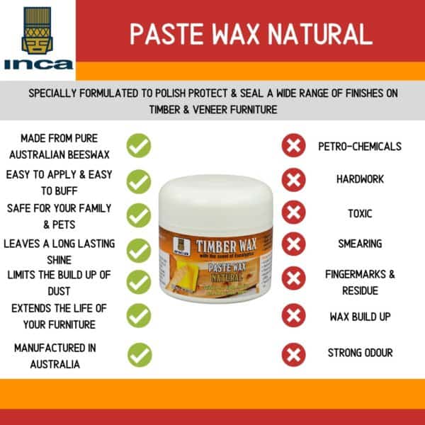 ITWFW250C Inca Timberwax Paste Natural Overview Image 2