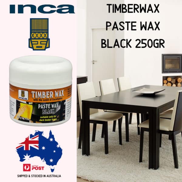 Inca Timberwax Black Paste Wax 250gr (1)