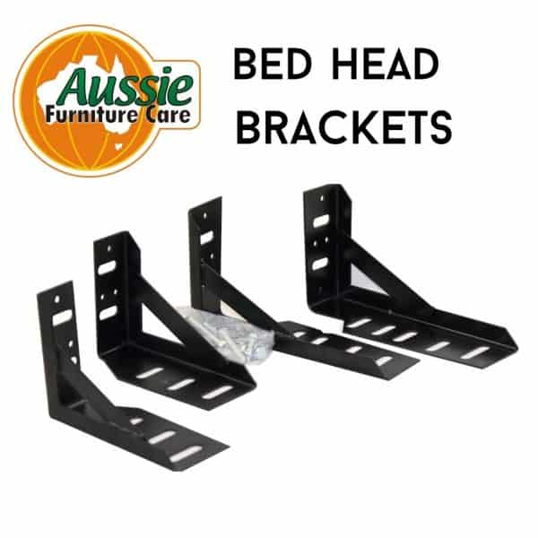 Aussie Furniture Care Bed Head Brackets for Attaching Bed Heads to Bed Ensembles