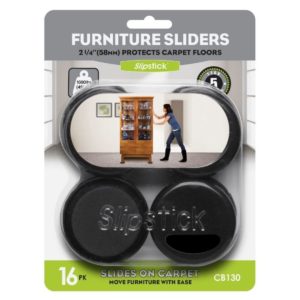 CB130 Slipstick 58mm Round Furniture Sliders Image 1