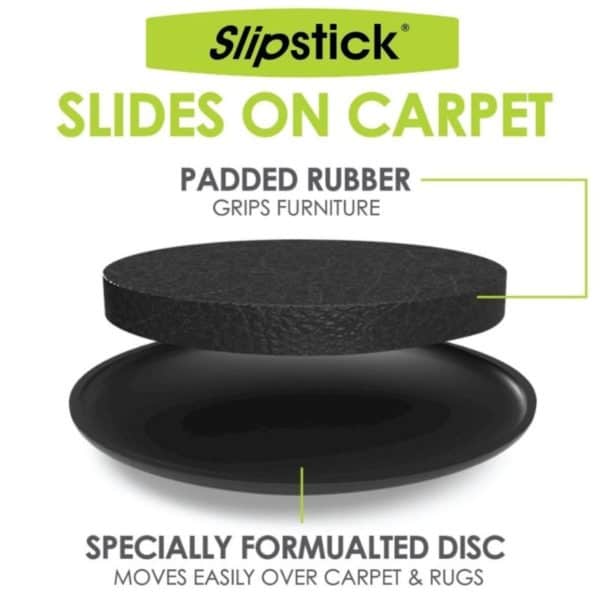 CB130 Slipstick 58mm Round Furniture Sliders Image 3