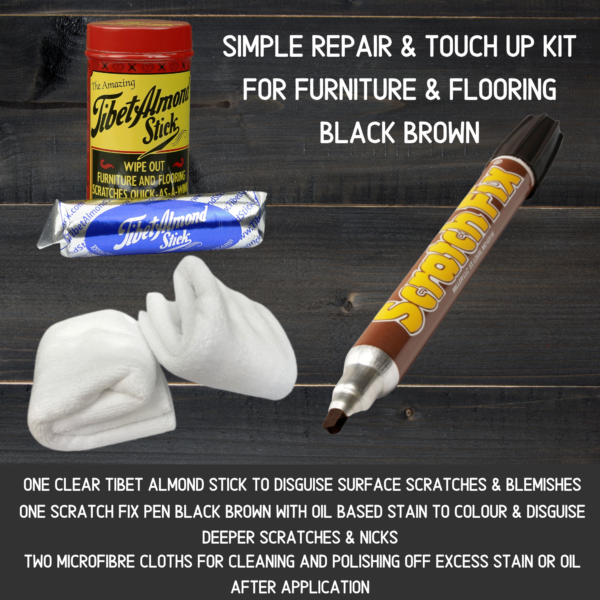 Simple Repair Touch Up Kit Furniture Flooring Black Brown