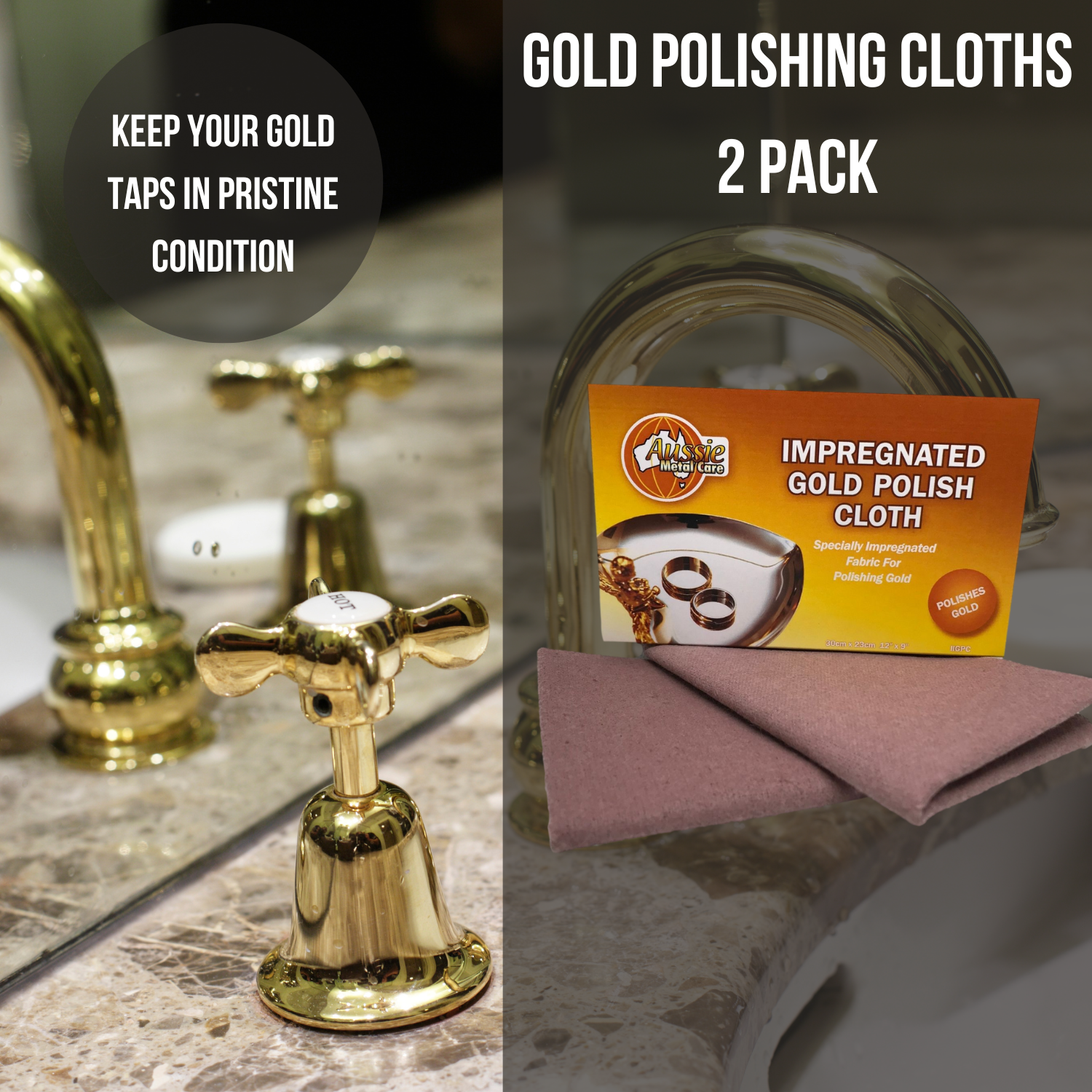 Gold cleaning cloth