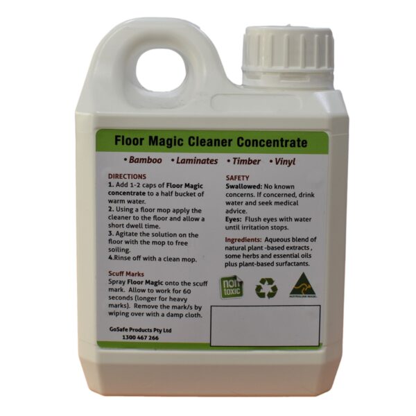FLMC1L Floor Magic 500ml Ready To Use 1 Litre Concentrate All Natural Ingredients Main Rear