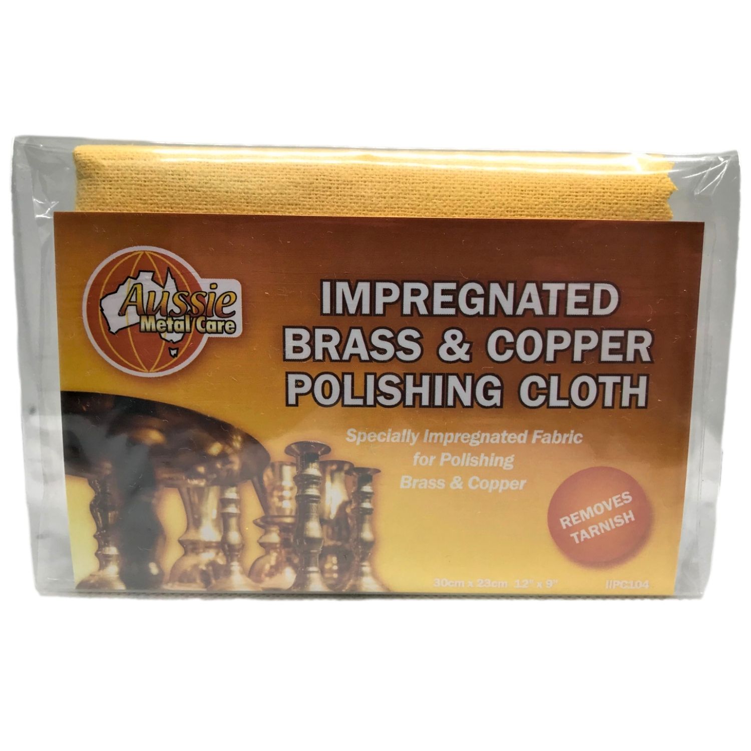 AMC Brass & Copper Polishing Cloth with Anti Tarnish Single Pack