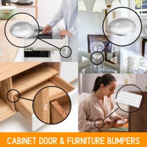 Surface Protectors Cabinet Door & Glass Top Furniture Bumpers