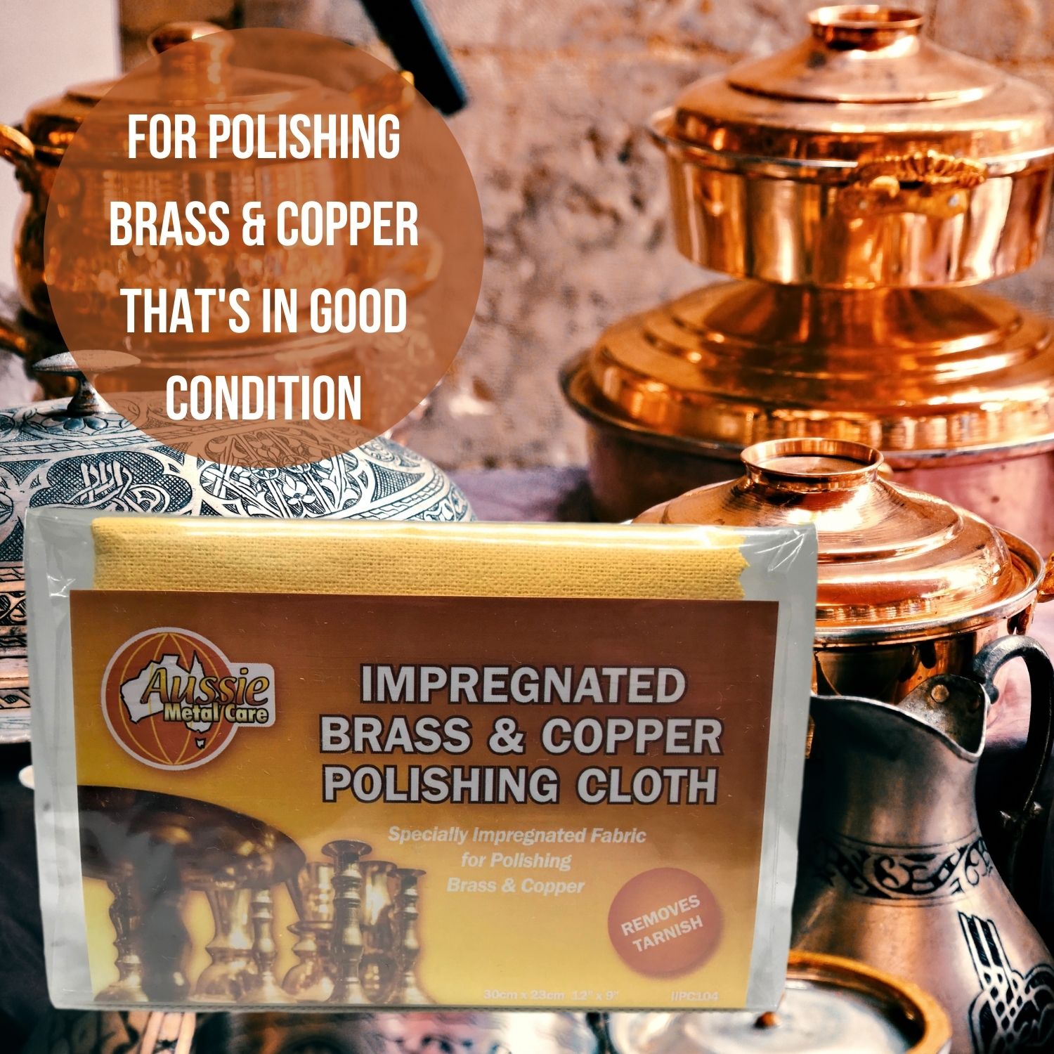 Buy Impregnated Brass Polishing Cloth - Maddisons UK