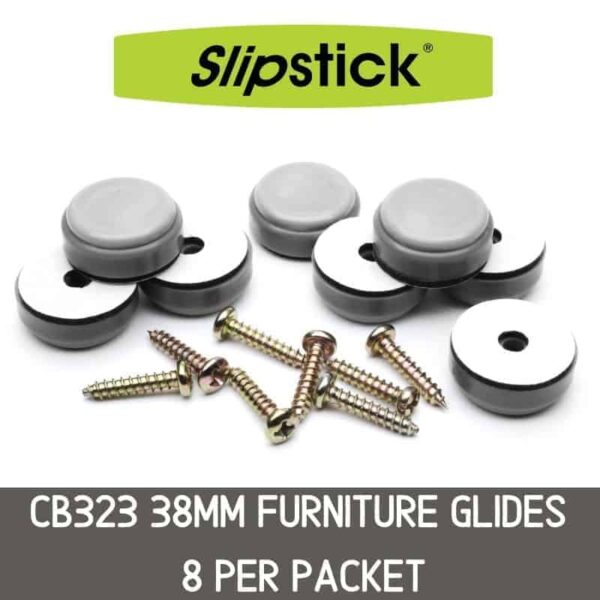CB323 Slipstick-32mm-Gorilla-Furniture-Glides-8-per-Packet