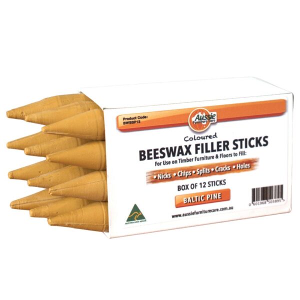 BFSBP12 Beeswax Filler Sticks 12 Pack BALTIC PINE FL