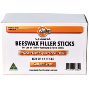 BFSCP12 Beeswax Filler Sticks 12 Pack California Pine