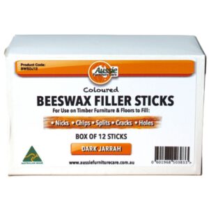 BFSDJ12 Beeswax Filler Sticks 12 Pack Dark Jarrah Main